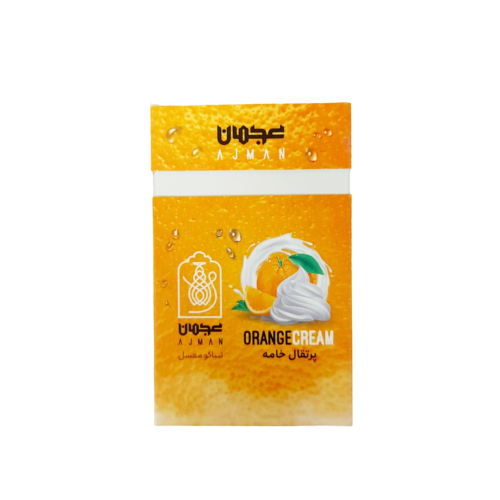 تنباکو پاکتی 250 گرمی پرتقال خامه برند عجمان 11100 دیجی قلیون
