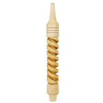 تنه قلیان چوبی گردو 50 سانتی طرح فنر 1004321