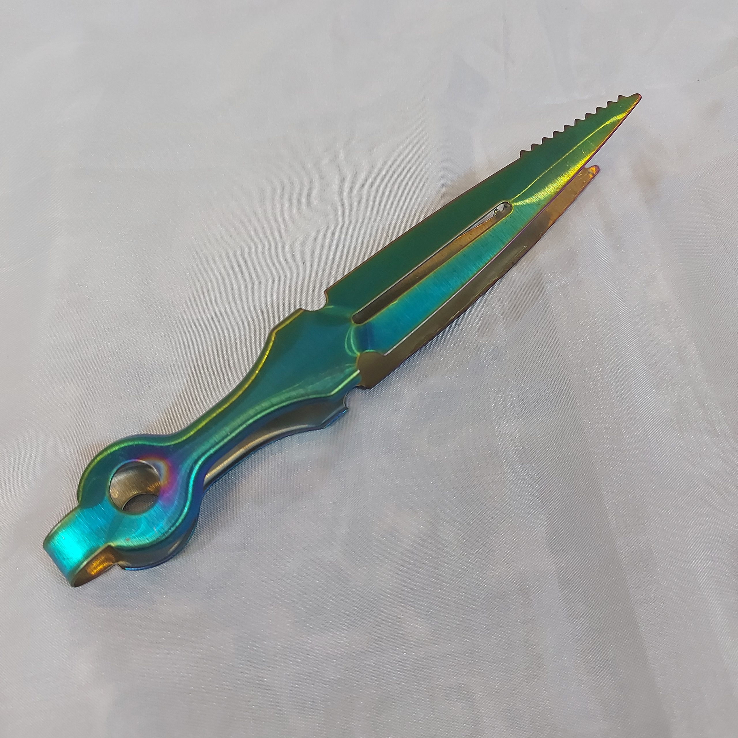 انبر خنجری استیل هفت رنگ کد 1012608 دیجی قلیان